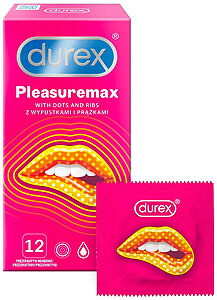 Durex PleasureMax (12 ks), vroubkované kondomy pro její potěšení