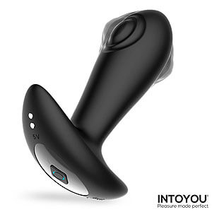 Intoyou Milton Dual Tapping Plug, pulzační anální kolík