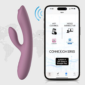 Svakom Trysta Neo APP (Romantic Rose), vaginální vibrátor králíček