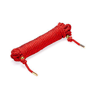 Liebe Seele Silky Cotton Shibari Rope 10m (Red), svazovací lano