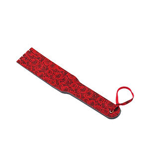 Liebe Seele Ukiyo-e Luxury Paddle (Red Rosy), sexy kožená plácačka