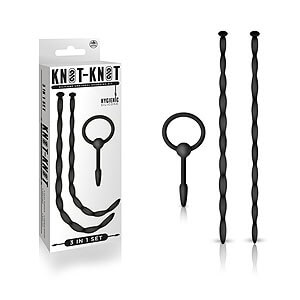 NMC Knot-Knot Urethral Souding Kit 2 (Black), dilatátory penisu