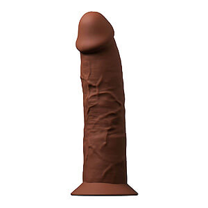 Amorelie UNCOVER Dusk Dildo 19,2 cm (Toffee), super realistické dildo