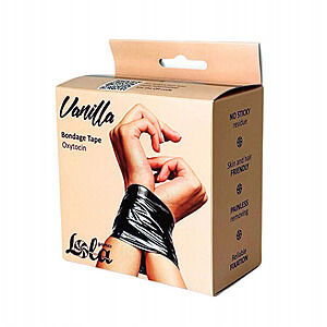 Lola Games Vanilla Oxytocin Bondage Tape 20m (Black), sexy páska na svazování