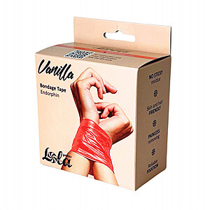 Lola Games Vanilla Endorphin Bondage Tape 20m (Red), sexy páska na svazování