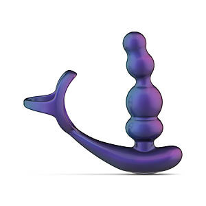 Hueman Stellar Force (Purple), vibrační anální kolík s uzdou na penis